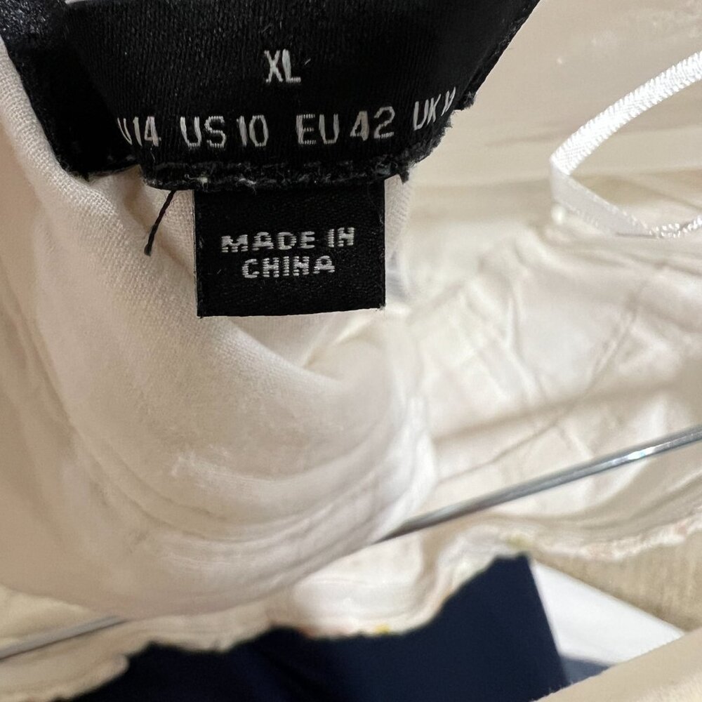 🌸 Lila Bardot Floral Lace Bustier Top - XL 🌸 - Picture 7 of 11